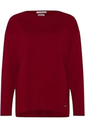 Brax Damen Style Liz Merino Cashmere Langarmpullover Pullover, , 46