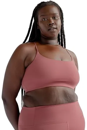 GIRLFRIEND COLLECTIVE Juliet Sports Bra, Medium-Low Impact Women’s Sports Bra, Strappy Back, Without Padding and Underwire, for Fitness, Yoga, Pilates, Wellness, Training, Sizes XXS-6XL