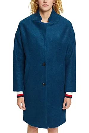 ESPRIT Damen 082ee1g335 Jacke, Petrol Blue, M EU