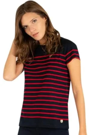 Armor.lux Damen Marinière tel Héritage Femme T-Shirt, , 36 (Herstellergröße: 1)