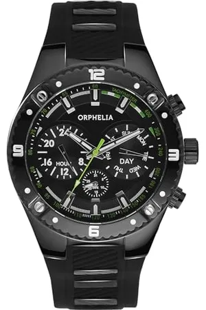 ORPHELIA Herren-Armbanduhr Boulder Country Multi Dial Quarz Silikon