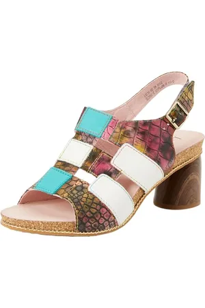 LAURA VITA Damen LILIO 02 Sandal, Rouge, 38 EU