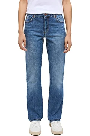 Mustang Damen Jeans Hose Crosby Relaxed Straight