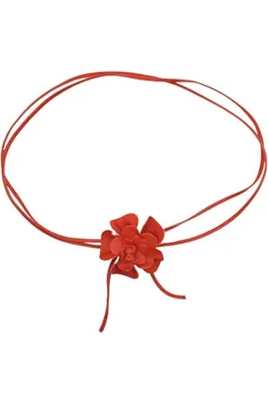 Alessandro Bindegürtel Blüte Lederband mit echt Leder Blüte