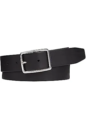 Tommy Hilfiger Herren Gürtel New Buckle Jeans 3,5 cm Ledergürtel, , 115