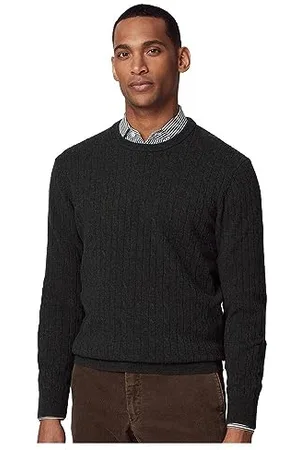 Hackett Herren Lambwool Cable Crew Pullover, , Large