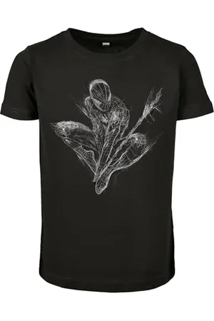 Mister Tee Kinder Kids Spiderman Scratched Tee 158/164 Black