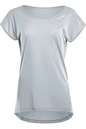 Winshape Damen Ultra leichtes Modal-Kurzarmshirt mit abgerundetem Saum MCT013 T-Shirt, , S