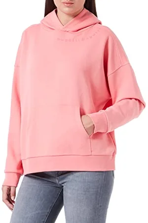 Bugatti Damen Hoodie in Pink aus Einer Baumwollmischung