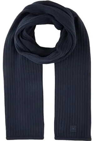TOM TAILOR Herren Schal mit Rippstruktur, , ONESIZE
