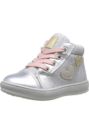 chicco Turnschuhe für Mädchen mit Seitlichem Reißverschluss und Schnürsenkeln, Bequem, Flexibel und Atmungsaktiv, Perfekt für Frühling, Herbst und Winter, Kindersneaker für Mädchen