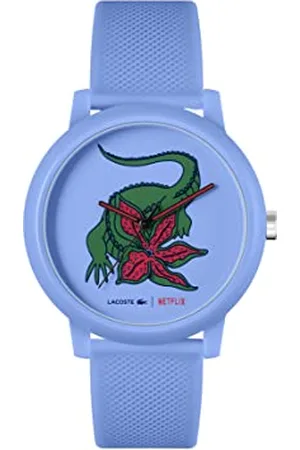 Lacoste Analog Quarzuhr für Herren .12.12 x Netflix mit Blaues Silikonarmband - 2011266