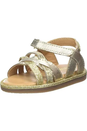 Les Tropéziennes par M Belarbi Unisex Baby INAMI Sandale, OR-Multi, 19 EU