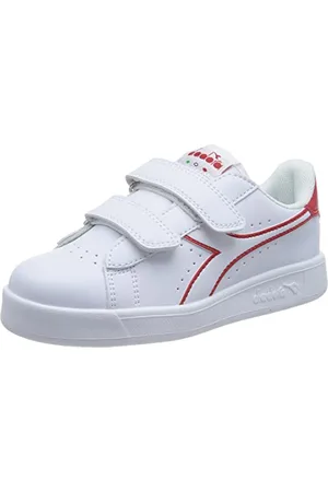 Diadora Game P Ps Gymnastikschuh, White Bittersweet Red, 31 EU