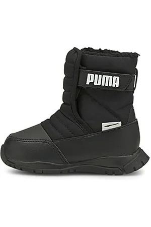 PUMA Unisex Baby Nieve Boot WTR AC Inf Sneaker, Black White, 25 EU