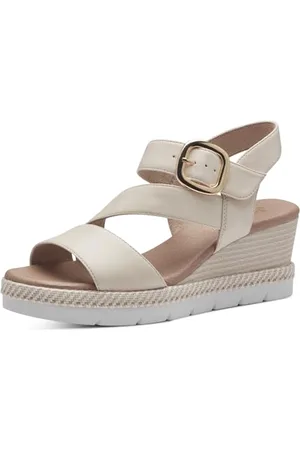 Jana Damen Sandalen mit Keilabsatz Sommer Vegan, , 40 EU