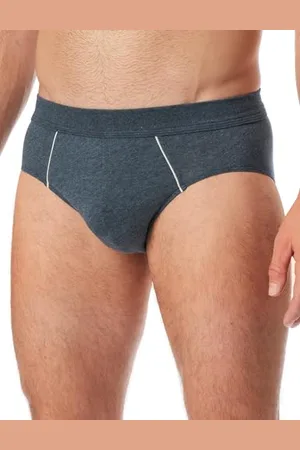 Schiesser Herren Minislip-Comfort Fit Slip, blau-Mel_181841, S