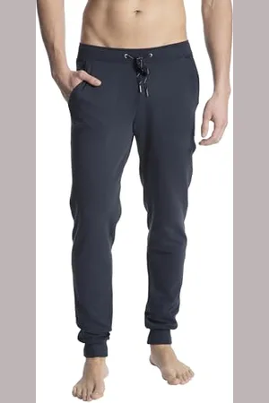Calida Remix Basic Lounge Jogginghose Herren, Loungehose mit Seitentaschen