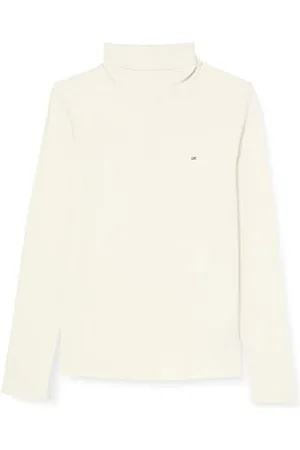 Tommy Hilfiger Damen CRV Slim Modal Rib Roll-Nk Top WW0WW36910 Langarm Strickoberteile, , 48