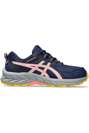 Asics Pre Venture 9 Gs Sneaker, Blue Expanse/Sun Coral, 33.5 EU