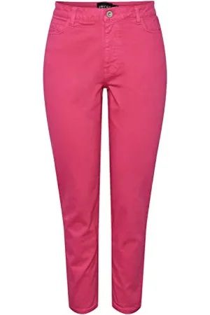 Pieces® Damen Pckesia Mom Hw ANK JNS Colour Noos Bc Jeans, , M EU
