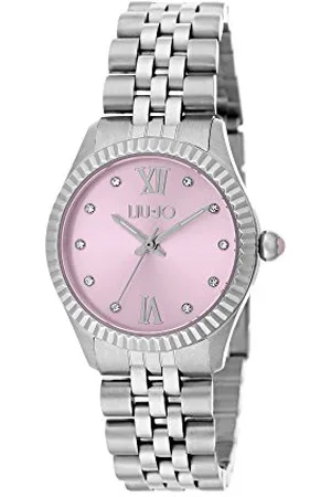 Liu Jo LiuJo Damen Analog Quarz Uhr mit Edelstahl Armband TLJ1135