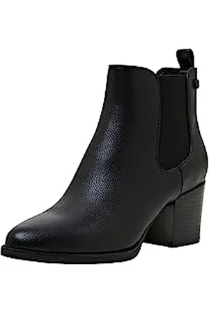 ESPRIT Modische Damen Stiefelette, Schwarz 1, 37 EU