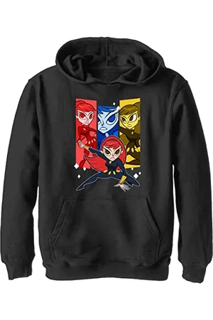 Marvel Unisex Kinder Blackwidow Trio Hoodie, , S