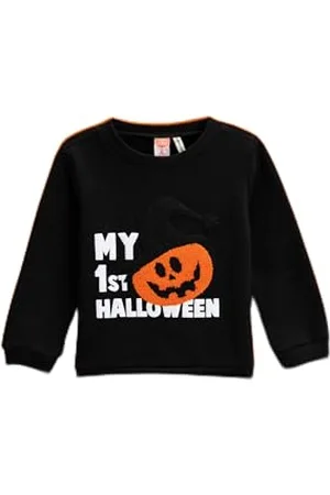 Koton Babyboy Halloween Themed Printed Sweatshirt Crew Neck