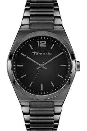 Tamaris Damen Analog Quarz Uhr mit Edelstahl Armband TT-0147-MQ