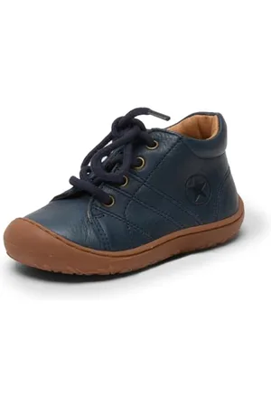 Bisgaard Unisex hale l First Step Shoe, Dark Blue, 24 EU