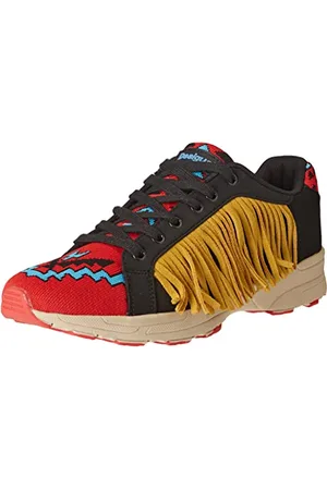 Desigual Damen 19WSKP03306138 Sneaker, Red, 38 EU