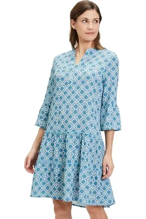 Cartoon Damen 1616/7204 Kleid, Weiss, 42