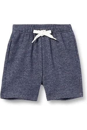 Green Cotton Denim Sweat Shorts