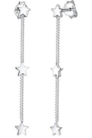 Elli Ohrringe Damen Ohrhänger Sterne Astro Trend in 925 Sterling