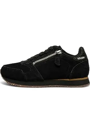 Woden Damen Ydun Suede Zipper Sneakers Größe 36,020 Black