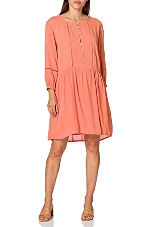 SPARKZ COPENHAGEN SPARKZ Damen Tarita Dress Kleid, Orange (Terracotta), 32 (Herstellergröße: X-Small)