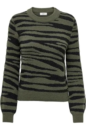 JDY Damen Strickpullover Weich Warm Rundhals Langarm Regular Fit Bequem, Farben: , Größe:M