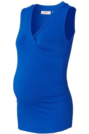 ESPRIT Damen Top Nursing Sleeveless T-Shirt, Electric Blue-441, Small