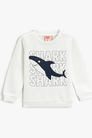 Koton Baby - Jungen Shark Printed Sweatshirt, , 9-12 Monate EU