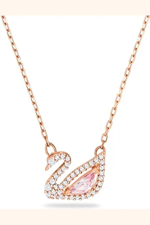 Swarovski Swan Halskette, Schwan, , Roségold-Legierungsschicht