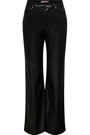 ONLY Damen Onlcamille-newark Ex Hw Wide Coated Pnt Hose, , XS / 32L EU
