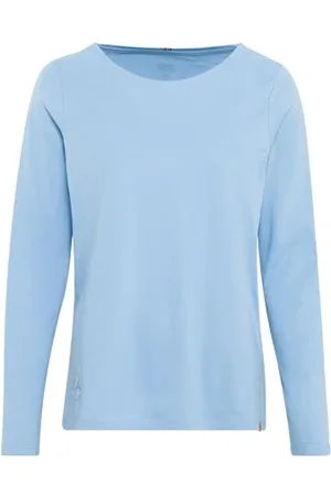 Camel Active Damen Rundhals Shirt aus nachhaltiger Baumwolle Womenswear-M