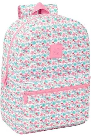 Safta Moos Flores - Rucksack für Laptops von 39,6 cm (15,6 Zoll), ideal für verschiedene Altersgruppen, bequem und vielseitig, Qualität und Widerstandsfähigkeit, 32 x 14 x 43 cm, mehrfarbig,