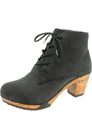 Woody Damen Anne Clog Ankle Boots, Nero, 39 EU