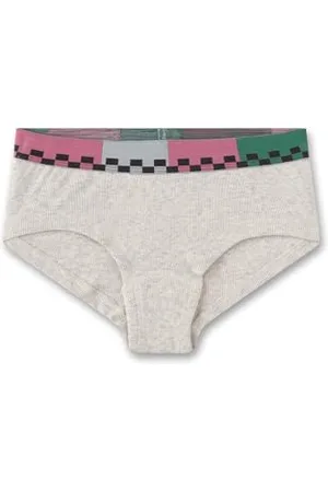 Sanetta Mädchen-Cutbrief Grau | Hochwertige und nachhaltige Unterhose für Mädchen aus Baumwolle. Unterwäsche für Mädchen 176