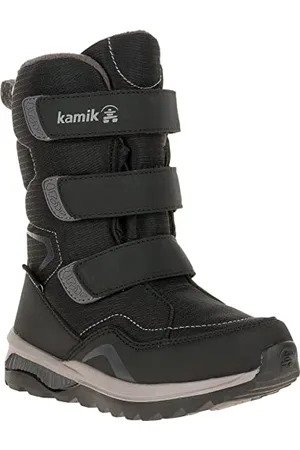 Kamik Jungen Unisex Kinder Chinook Hi Schneestiefel, Schwarz (Black Charcoal BLK), 31 EU