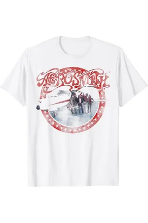 Aerosmith Offizielles Herren T-Shirt, , S, Klassisch, Kurzarm, Sommer, Unisex Erwachsene, Flugzeug-Motiv