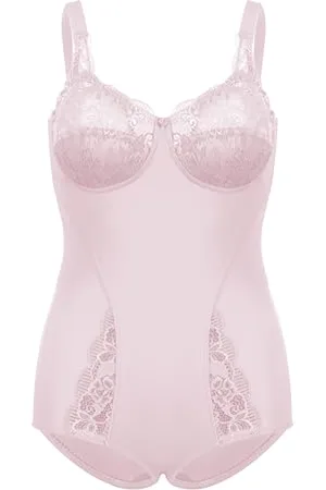 Susa Body ohne Bügel Latina I Body Shapewear Damen stark formend I Frauen Mieder I Softer Bodysuit mit Shaping Effekt I Formt Taille, Bauch und Po