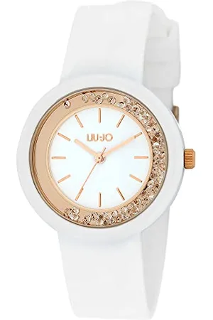 Liu Jo Damen Analog Quarz Uhr mit Silikon Armband TLJ2200